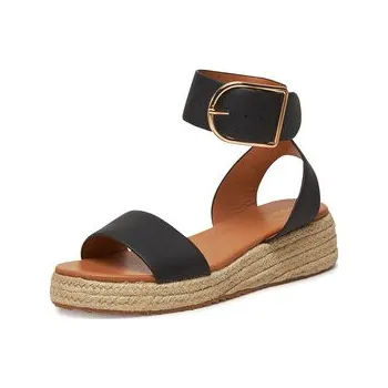 Dámské baleríny Espadrilky DeeZee QS276-1 Černá 38