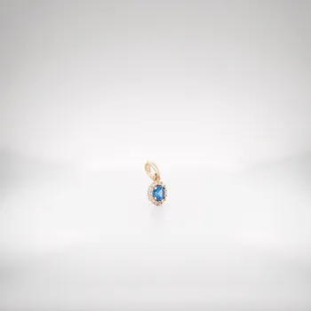 Přívěsek Lillian Vassago Zlatý přívěsek s barevným a čirými zirkony LLV66-SGP009YRTP