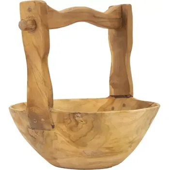 Dekorativní odkládací košík Timbo z masivu