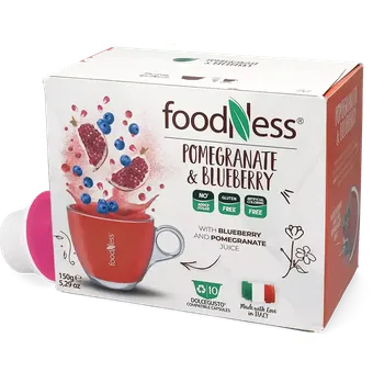 Foodness - Pomegranate & Blueberry Tea - Počet kapslí pro Dolce Gusto: 10