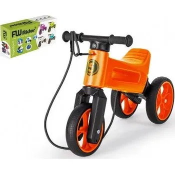 Odrážedlo Odrážedlo FUNNY WHEELS Rider SuperSport oranž. 2v1+popruh, výš. sedla 28/30cm nos. 25kg 18m+ v krabi