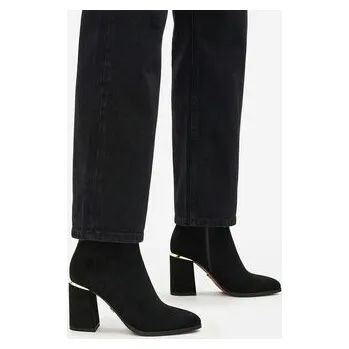 Dámské kozačky Polokozačky Nine West CEO-JASMIN-01 Černá 40