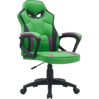 Ergonomická herní židle zelení s naklápěcím mechanismem, nosnost 120kg 101965