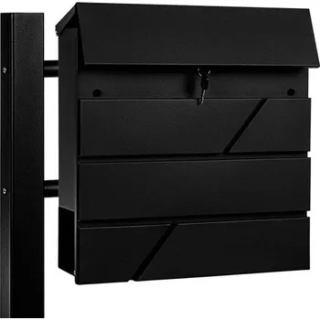 Poštovní schránka Garthen 87395 Stojící poštovní schránka Seattle na jedné noze, černá