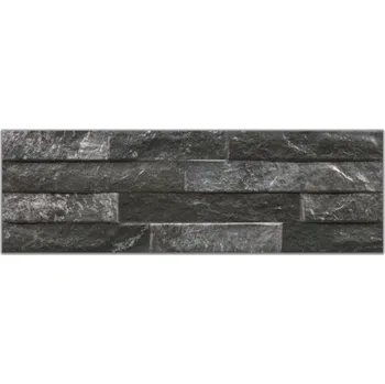 Obklad ECOCERAMIC Obklad Mulhacen black 18x55,5cm