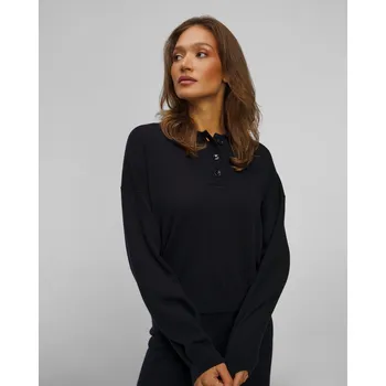 Dámský svetr Černý Dámský Vlněný Svetr Allude 17743-14