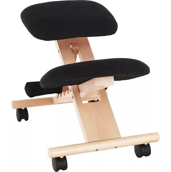 Ergonomická klekačka GROCO – černá/ buk