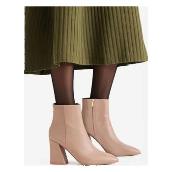 Dámská obuv Polokozačky Nine West CEO-AIDA-01 Béžová 41