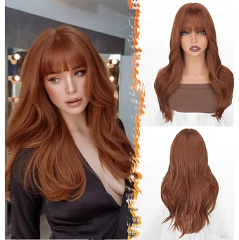 Paruka BARSDAR Auburn vrstvená paruka s ofinou 50 cm