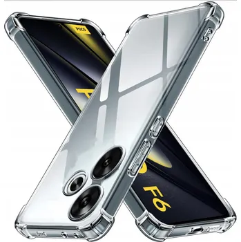 Pouzdro na mobilní telefon Techsuit Nárazuvzdorný Silikon Xiaomi Poco F6 Clear