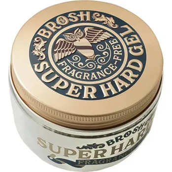Stylingový přípravek Silný gel na vlasy bez parfemace BROSH Super hard gel Fragrance free 200 g