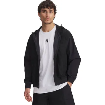 Pánská casual bunda Pánská bunda Under Armour Curry Woven Jacket 1390353-001 Černá XL