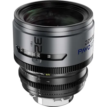 DZOFILM Pavo 2x Anamorphic 32 mm T2,1 pro PL/EF (S35) metric - Blue Coating