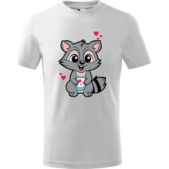 Chlapecké oblečení Dětské tričko Mýval Barva: Bílá, Velikost: 134