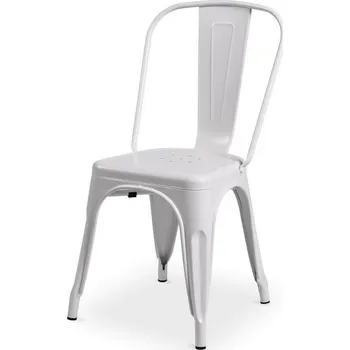 Jídelní židle Chairy Bistro židle Paris inspirovaná TOLIX - bílá
