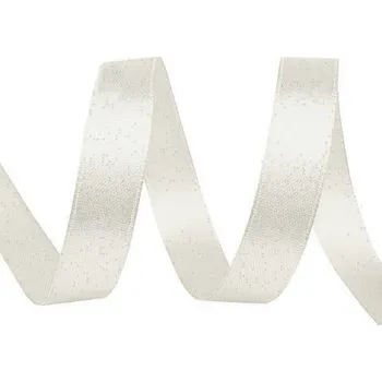 Stuha Atlasová stuha svazky po 5 m šíře 10 mm Varianta: 42 krémová nejsvět., Balení: 5 m