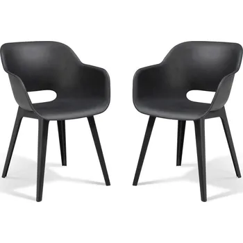 Allibert 92218 AKOLA křeslo 2ks - grafit