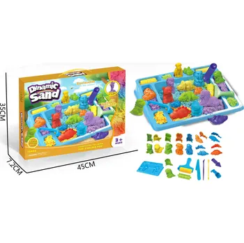 kinetický písek Mamido Kinetický písek s formičkami zvířátkek MT1198