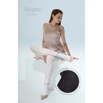 Dámské punčochy Knittex punčochové kalhoty Millotic 50DEN - grafit, L (Dámské punčochové kalhoty)