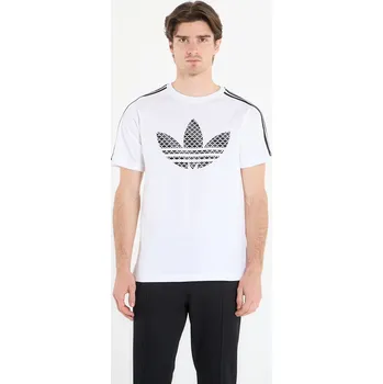 Tričko adidas Monogram Infill 3S T-Shirt White L
