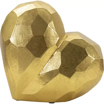 Váza Váza Heart 18 cm zlatá