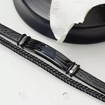 Náramek Moderní pánský ocelový náramek