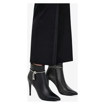 Dámské kozačky Polokozačky Eva Minge EO-EVA-H1092 Černá 41