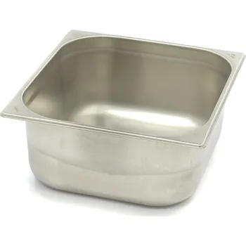Dóza na potraviny Gastronádoba 2/3 GN – hloubka 15 cm – 32,5 x 35,4 cm – nerezová ocel