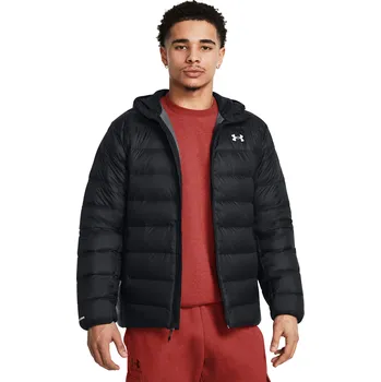 Pánská casual bunda Pánská bunda Under Armour LEGEND DOWN HOODED JACKET- 1385837-001 Černá MD