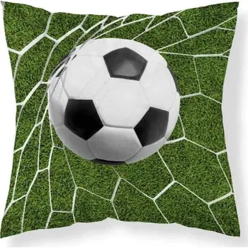 Povlak na dekorativní polštářek DETEXPOL Povlak na polštářek Fotbal micro Polyester, 40/40 cm
