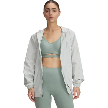 Dámská casual bunda Dámská bunda Under Armour UA CINCH WAIST JKT 1389502-377 Zelená SM