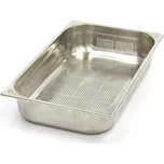 Gastronádoba 1/1 GN – perforovaná – hloubka 10 cm – 53 x 32,5 cm – nerezová ocel