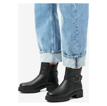 Dámské kozačky Polokozačky Clara Barson CEO-JD241218-12 Černá 39