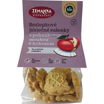 Zemanka Bezlepkové bio pohankovo-jablečné sušenky s kokosem 100G