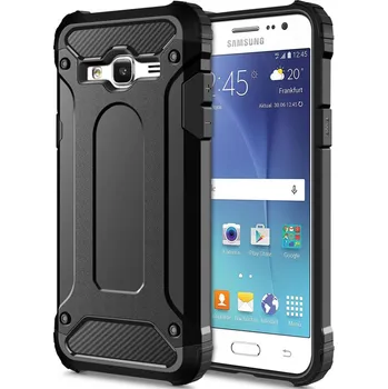 Pouzdro na mobilní telefon Techsuit Hybridní brnění Samsung Galaxy J5 2015 J500 Černá