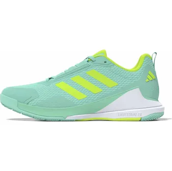Dámská sálová obuv Dámské sálové boty adidas NOVAFLIGHT 2 W tyrkysové JR9569 - EUR 38 2/3 | UK 5,5 | US 7