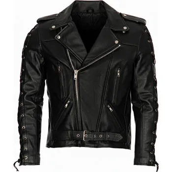 Pánský křivák Pánská Kožená Bunda Křivák S-Class Brixton Černá Velikost: XS