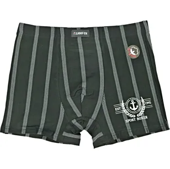 Pánské spodní prádlo FANNIFEN Pánské boxerky vzor 185 Velikost: XXL, Barva: šedá