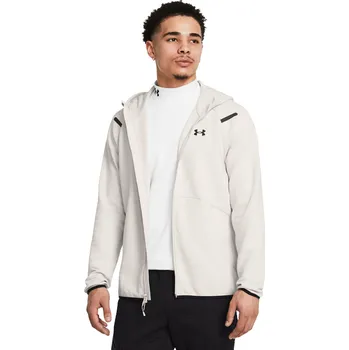 Pánská mikina Pánská mikina Under Armour UA Unstoppable Flc FZ HD 1389352-110 Bílá XXL