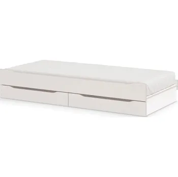 Čilek Postel 90x200 cm vysouvací s úl.prostorem Studio White