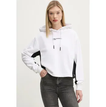 Dámská mikina Mikina Karl Lagerfeld Jeans A1W20017 bílá 00A, vel. L