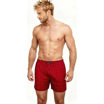 Trenýrky Cornette trenýrky comfort 008/334 - červená, 3XL (Pánské bavlněné trenýrky Cornette comfort)