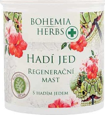 Bohemia Herbs Regenerační mast 125 ml s hadím jedem