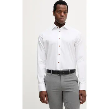 Pánská košile Bavlněná košile Eton 100013892 bílá 00X, vel. 42