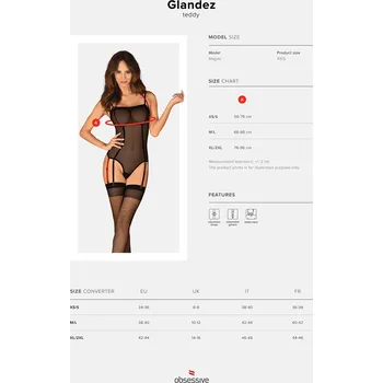 Body Obsessive Glandez Body: Elegance v každém detailu Velikost: XS/S