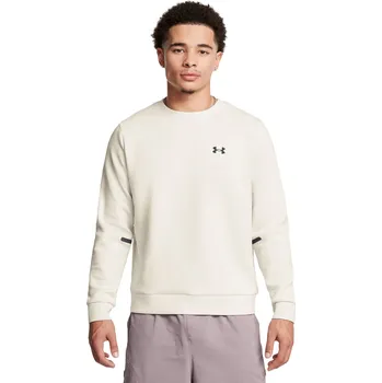 Pánská mikina Pánská mikina Under Armour UA Unstoppable Flc Crew E 1389351-110 Bílá XXL