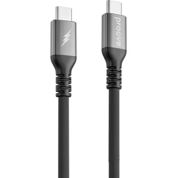 Datový kabel Proove REGEN SILICONE kabel USB-C/USB-C, 3A/60W, 480Mbps,2m, recyklovaný silikon