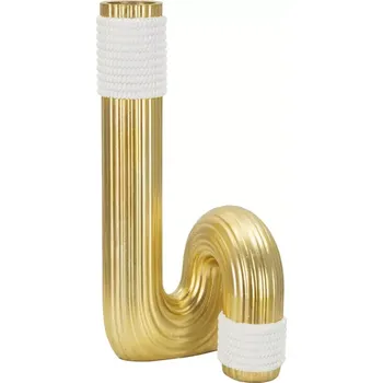 Váza Váza Bann Big 30 cm zlatá/bílá