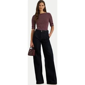 Dámská halenka LAUREN RALPH LAUREN Halenka 200P03723001 Hnědá Slim Fit XXL