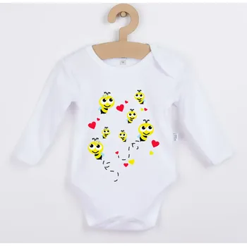 Originální dětské body s motivem včelek Velikost: 80